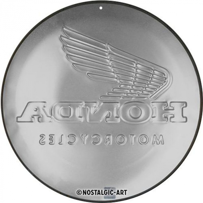 Blechschild Honda rund 3